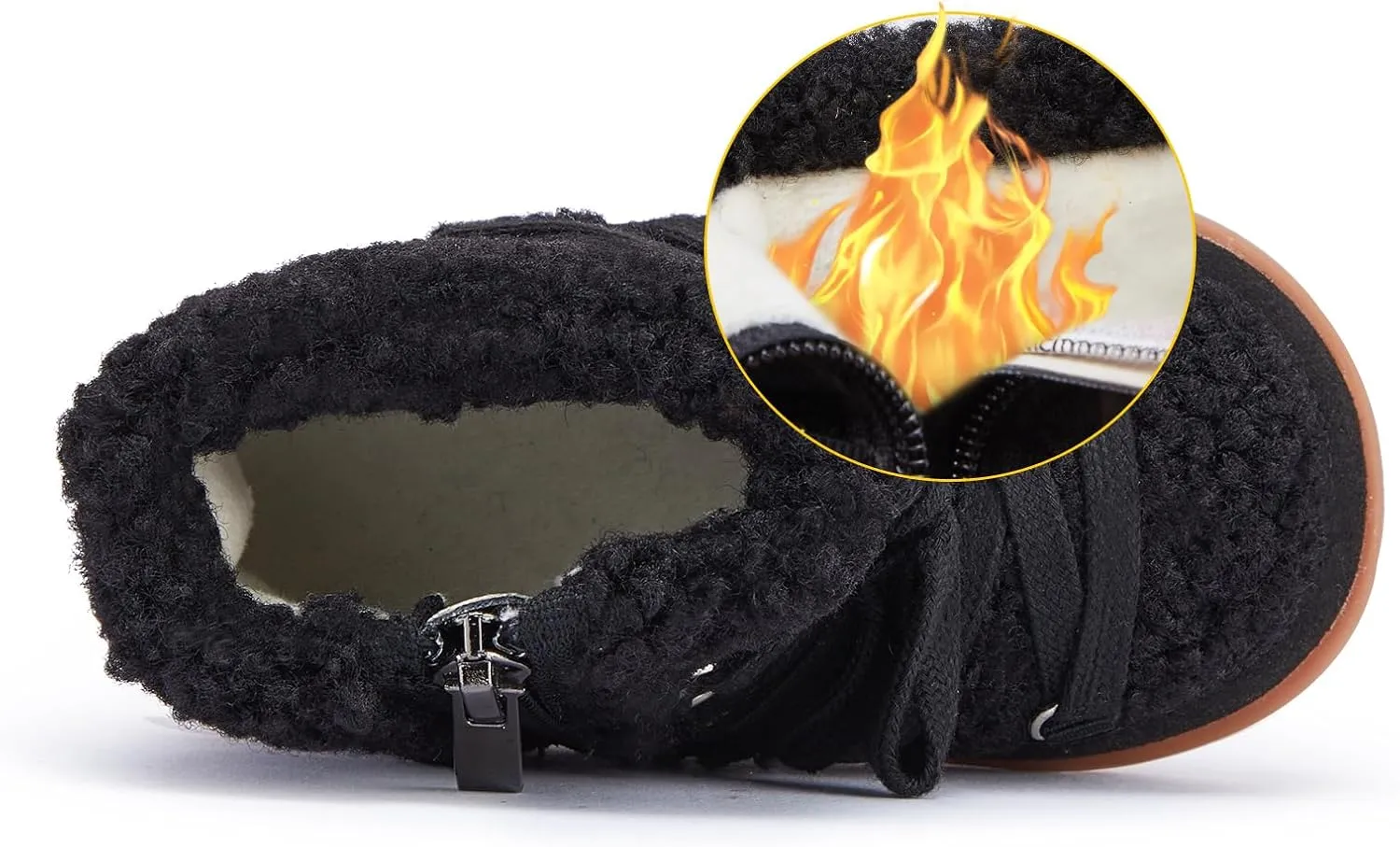BMCiTYBM Baby Snow Boots Boys Girls Winter Warm Shoes Lightweight Outdoor Shoes for Infant Toddler 6 9 12 18 24 Months