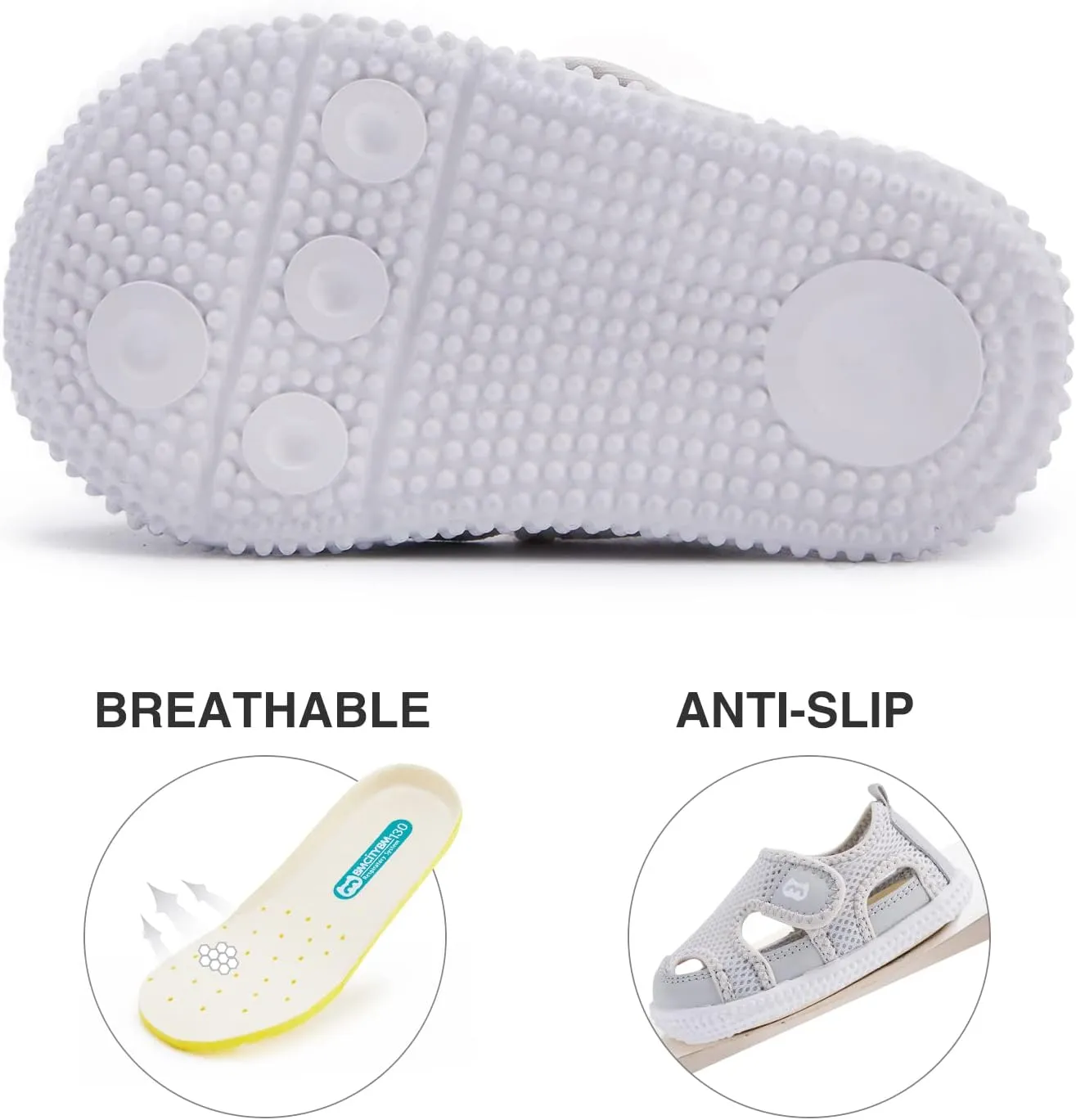 BMCiTYBM Toddler Baby Shoes Girl Boy Breathable Mesh Sneakers Non Slip