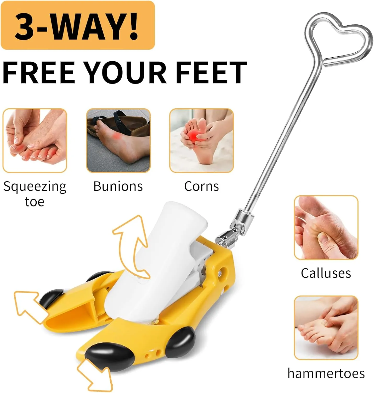 Boot Stretchers for Cowboy Boots Women Men,Shoe Stretcher/Adjustable Wide Feet,High Instep Expander Large Size7-13