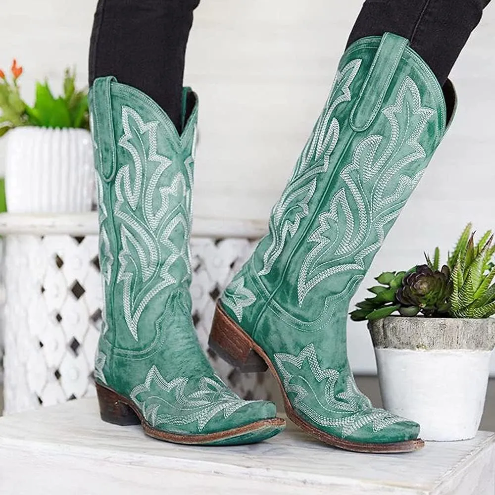 Boots For Women Ankle Booties Dressy Short Booties Ladies Western Casual Elegant Comfortable Fashion Boot Pull-On
