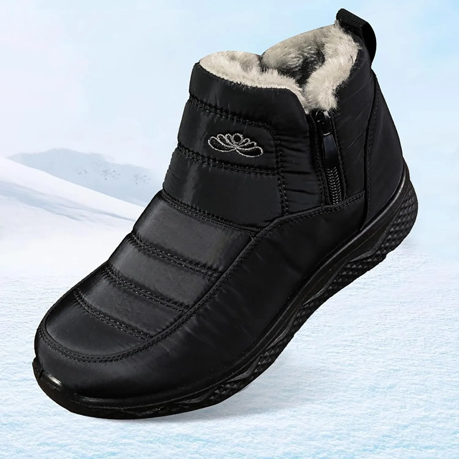 Boots Woman Boots Fashion Casual Shoes Men's Snow Boots Cotton Shoes Winter Padded Warm Women's Boots