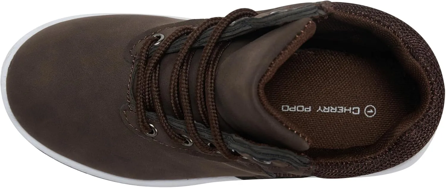Boys Outdoor Hiking boots Kids Slip Resistant Climbing hiker Children Casual Sneakers Size 11-6