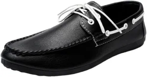 British Retro Design Men Business Formal Shoes Fashion Genuine Leather Men Flats Dress Loafers Comfortable Gentleman Moccasins