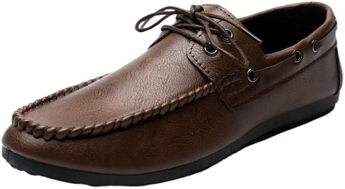 British Retro Design Men Business Formal Shoes Fashion Genuine Leather Men Flats Dress Loafers Comfortable Gentleman Moccasins