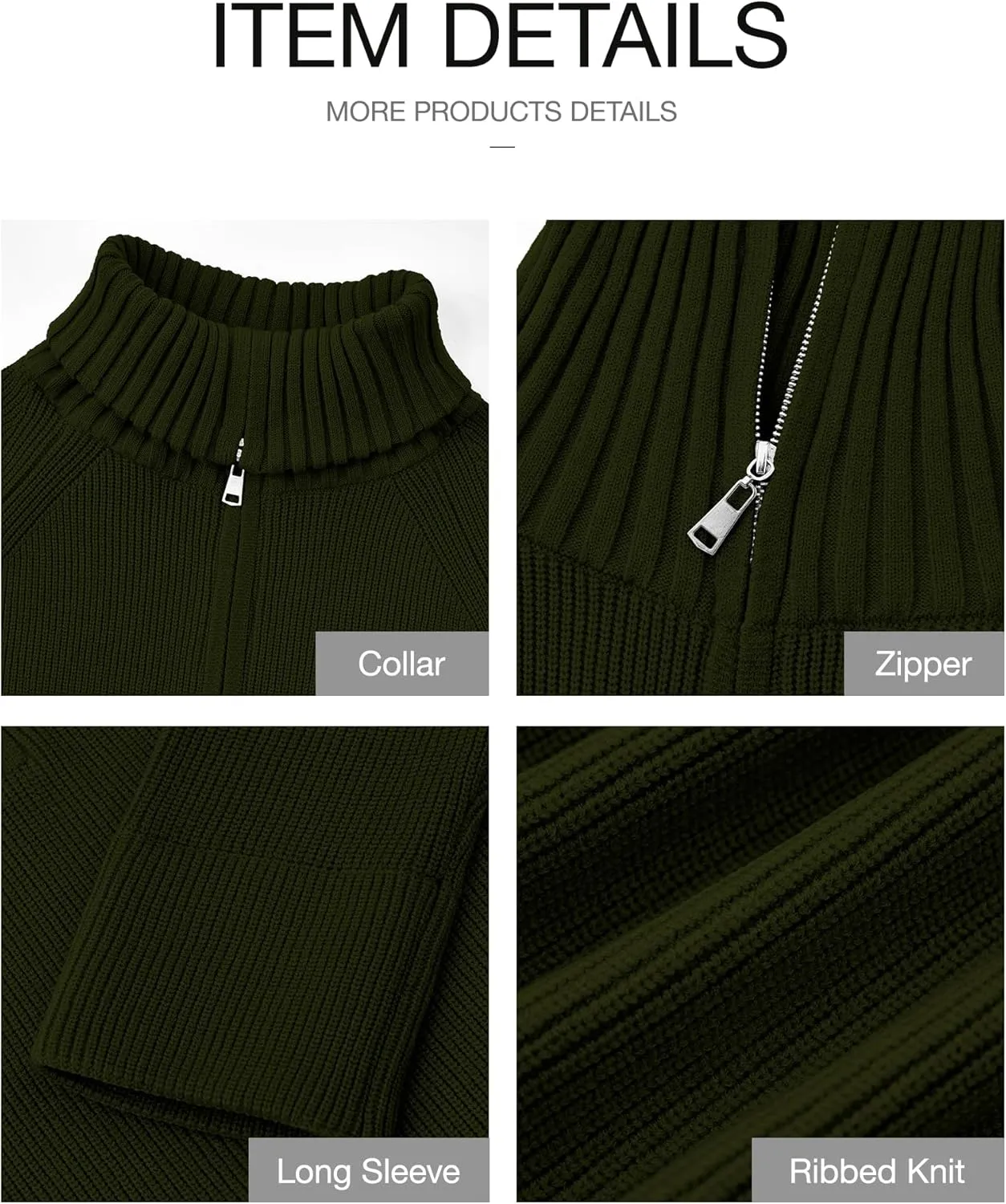 BTFBM Women’s Casual Long Sleeve Half Zip Pullover Sweaters Solid V Neck Collar Ribbed Knitted Loose Slouchy Jumper Tops