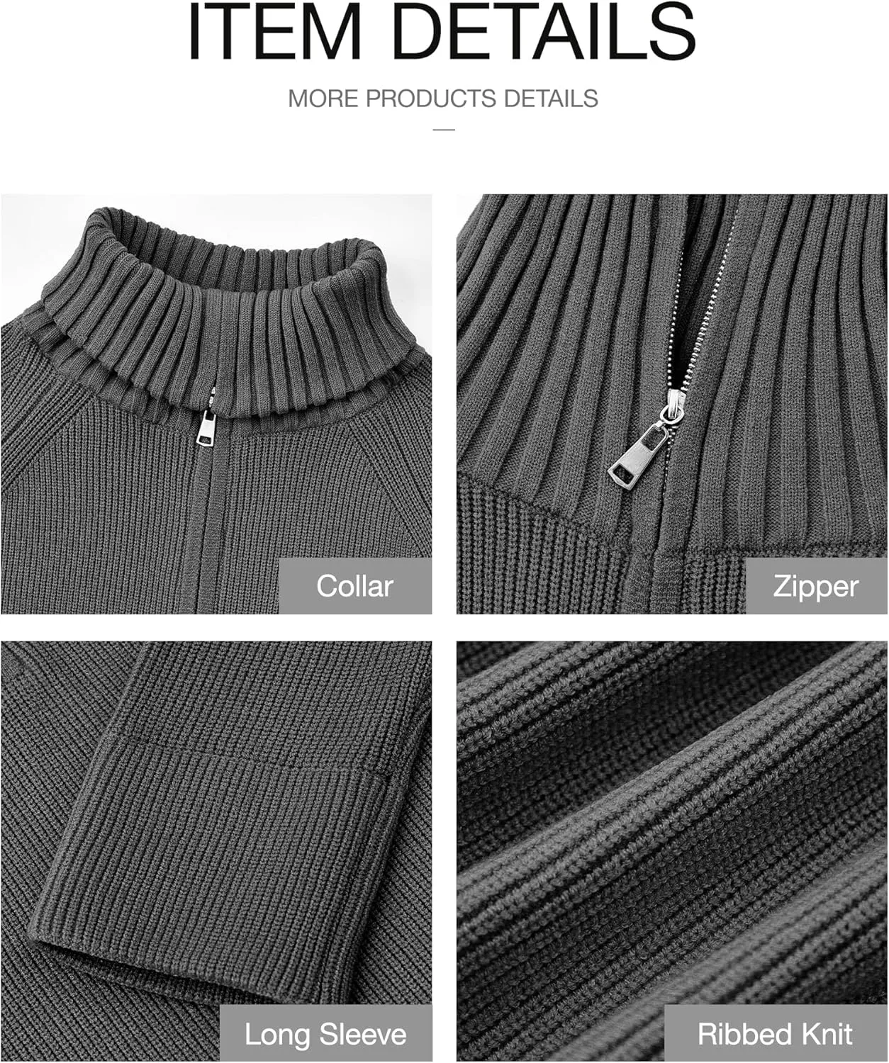 BTFBM Women’s Casual Long Sleeve Half Zip Pullover Sweaters Solid V Neck Collar Ribbed Knitted Loose Slouchy Jumper Tops