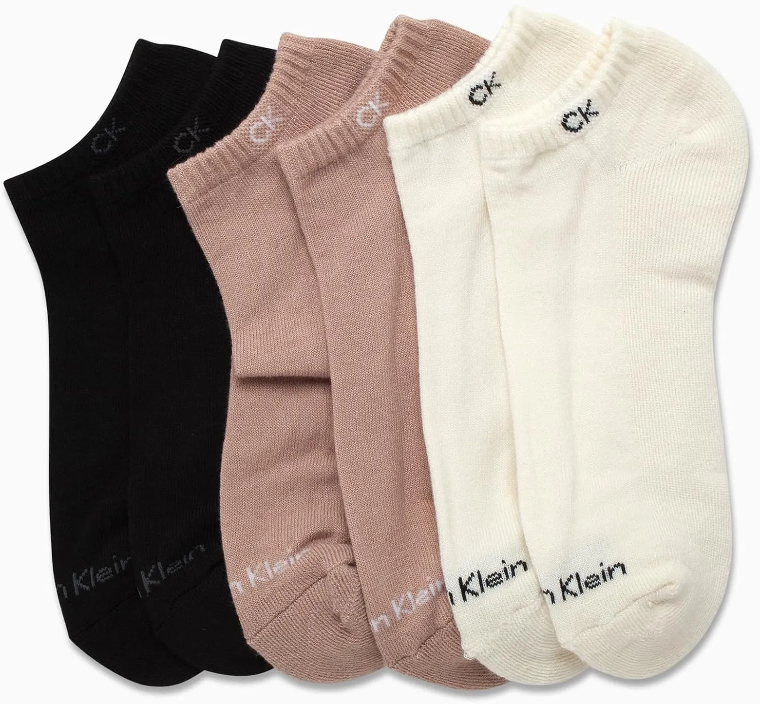 Calvin Klein Men's Socks - Lightweight No Show Ankle Socks (6 Pack)