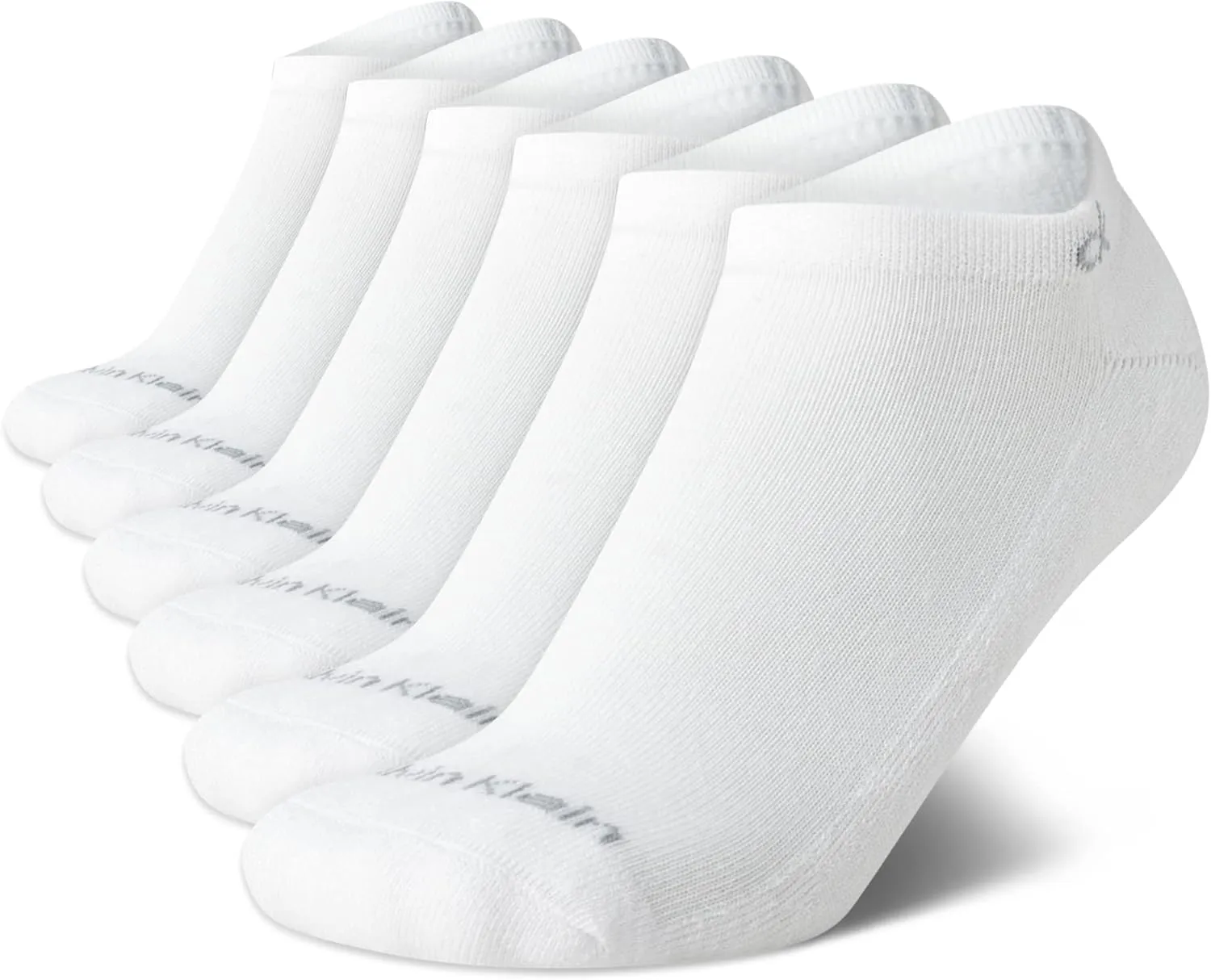Calvin Klein Women's Low Cut Socks - 6 Pack Performance Cushion Comfort No Show Socks - Breathable Athletic Socks (4-10)