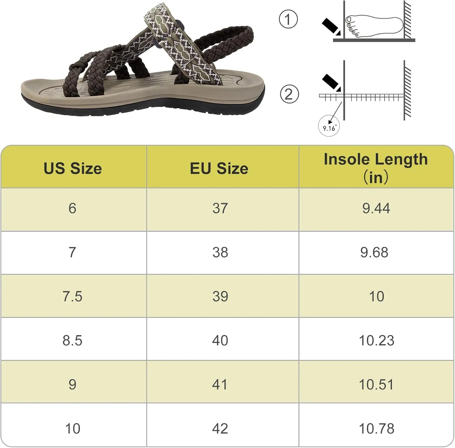 CAMEL CROWN Hiking Sandals for Women Comfortable Athletic Sport Sandal with Arch Support for Casual Walking Outdoors Water Beach Vacation