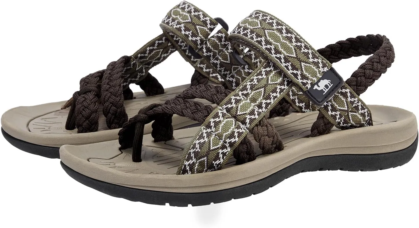 CAMEL CROWN Hiking Sandals for Women Comfortable Athletic Sport Sandal with Arch Support for Casual Walking Outdoors Water Beach Vacation