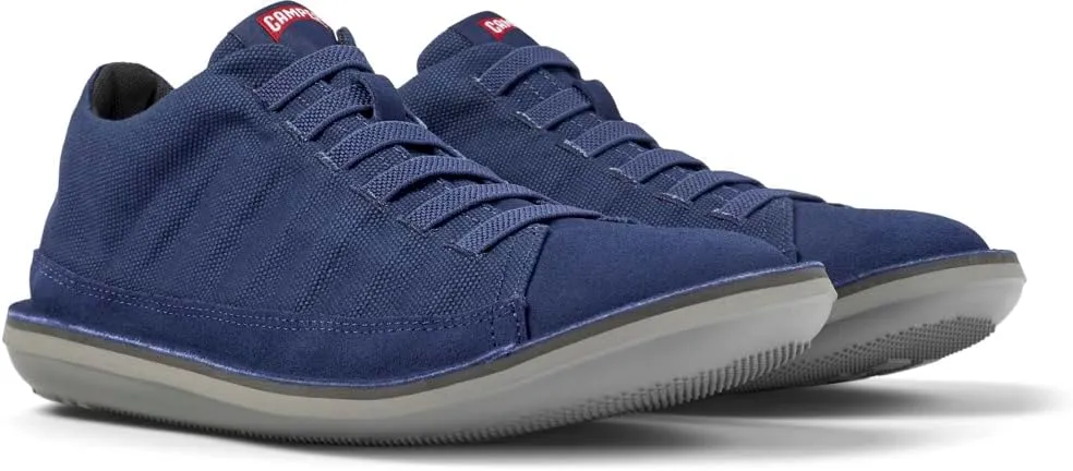 Camper Beetle Basket Bootie Casual Shoes for Men - Ultra-Comfortable Leather and Textile Men’s Shoes with Breathable Lining & Lightweight EVA Outsoles