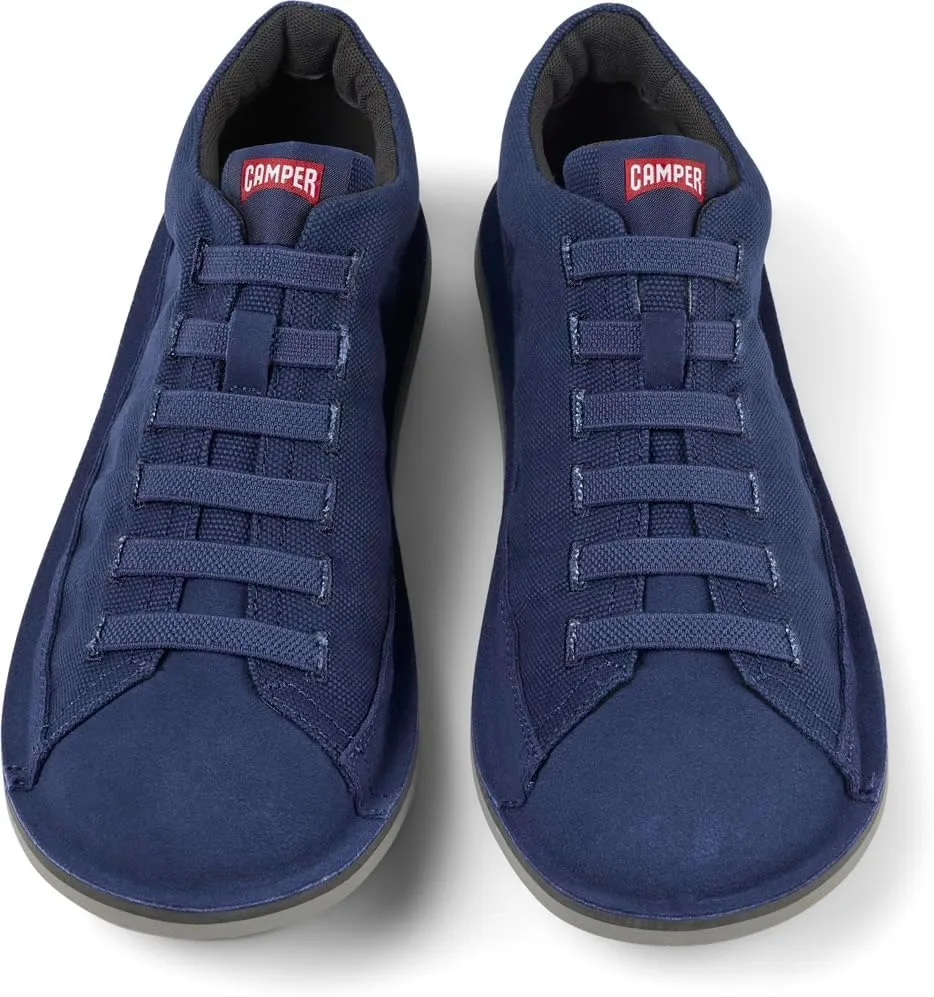 Camper Beetle Basket Bootie Casual Shoes for Men - Ultra-Comfortable Leather and Textile Men’s Shoes with Breathable Lining & Lightweight EVA Outsoles