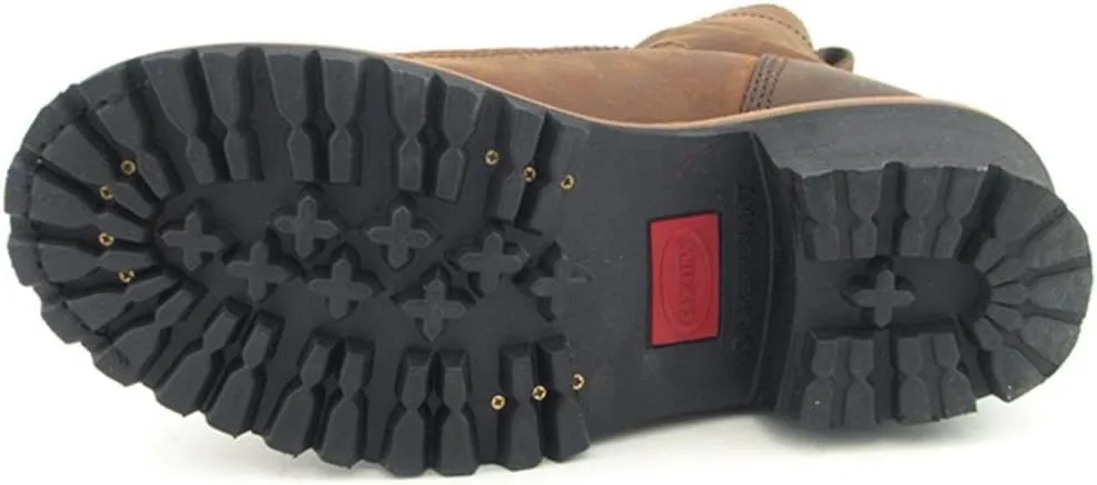 Carolina Men's Spruce 8" Soft Toe Waterproof Logger Work Boot