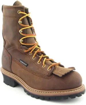 Carolina Men's Spruce 8" Soft Toe Waterproof Logger Work Boot