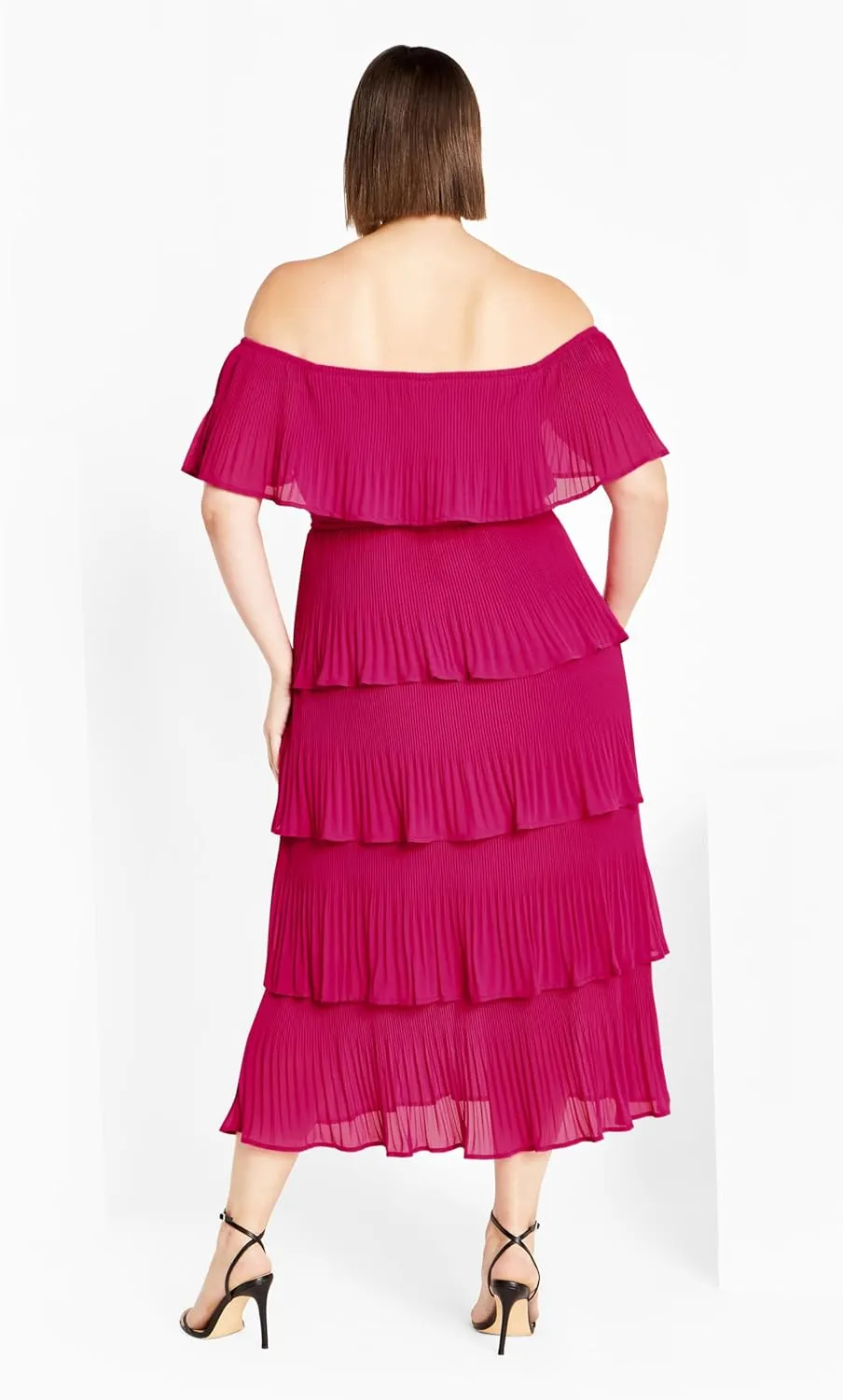 City Chic Women's Dress-Night Garden