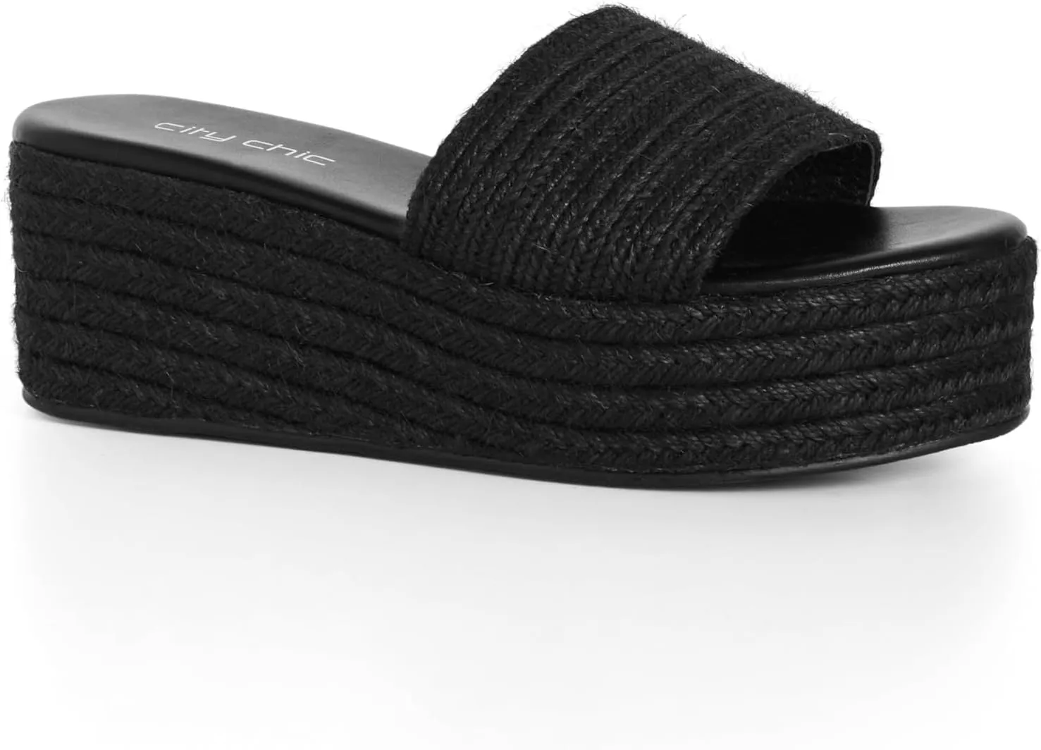 City Chic Women's Platform-Island Heeled Sandal