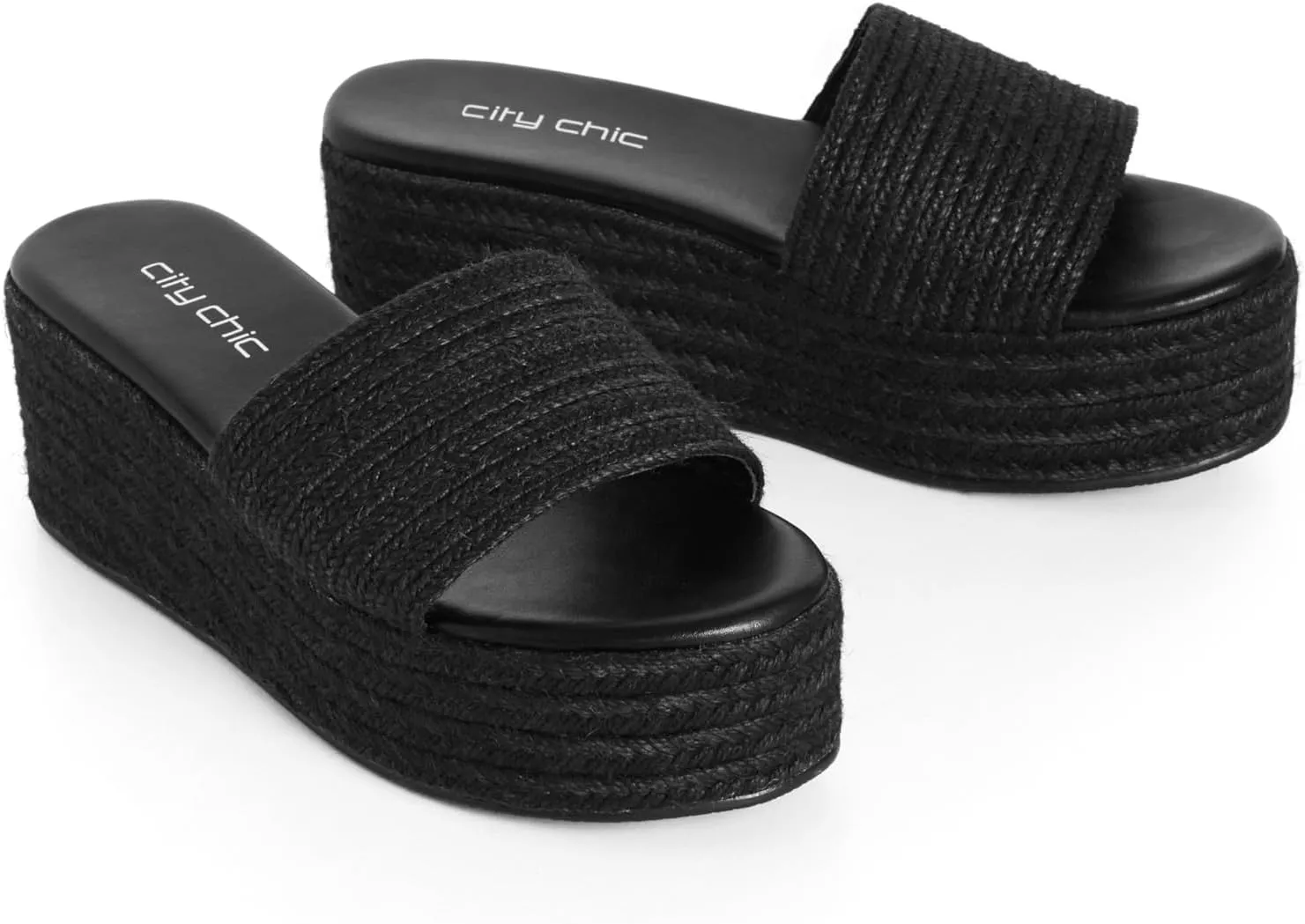 City Chic Women's Platform-Island Heeled Sandal
