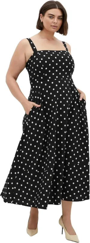 City Chic Women's Plus Size Maxi Dress - Collins Print