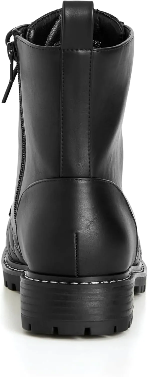 City Chic Women's Wide Fit Lace Up Ankle Boot Fashion
