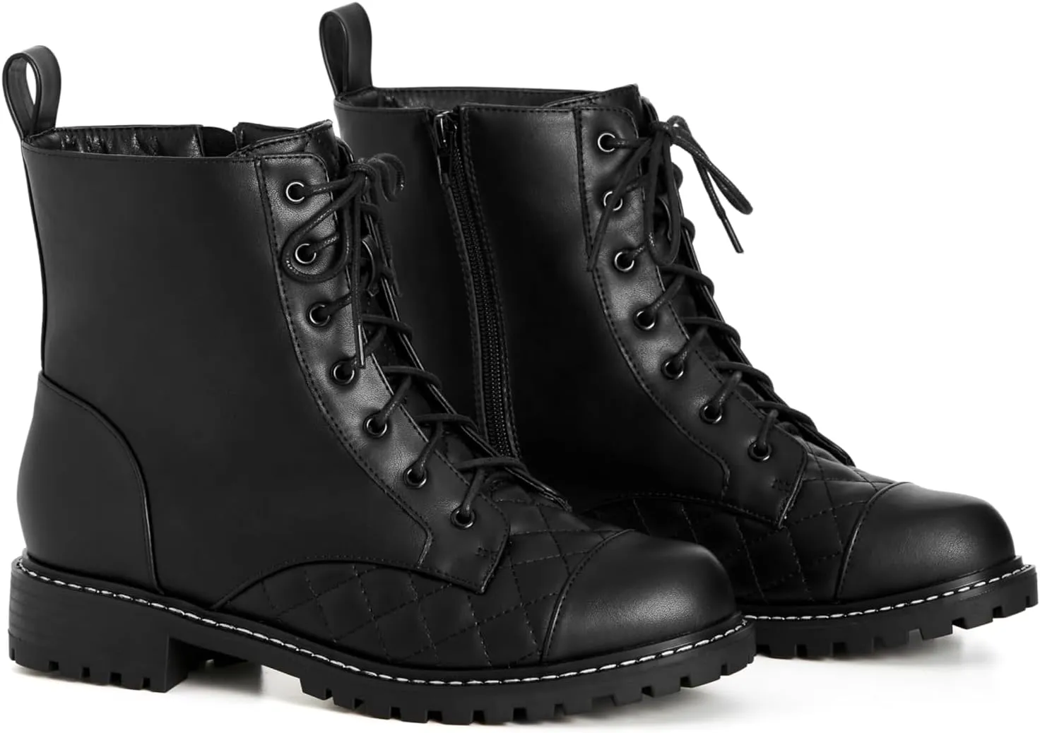 City Chic Women's Wide Fit Lace Up Ankle Boot Fashion