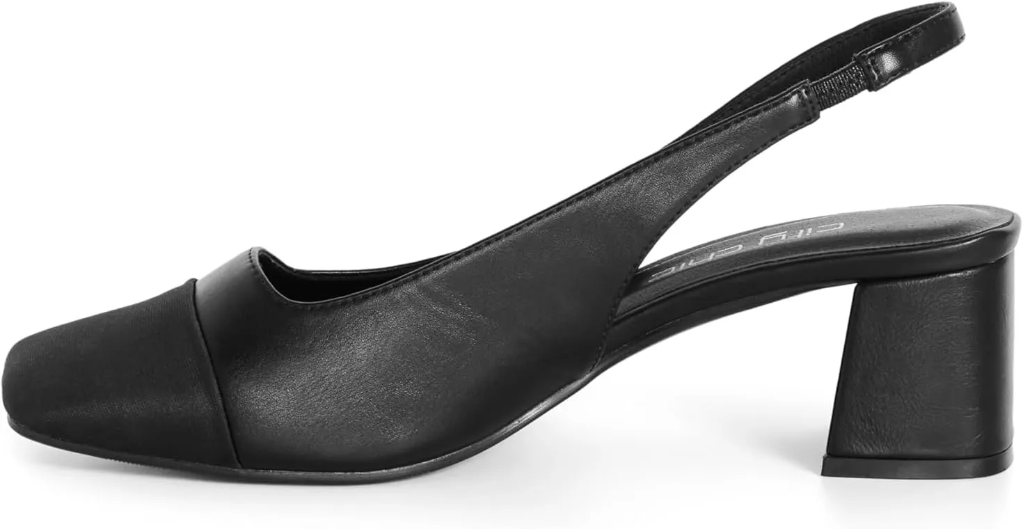 City Chic Women's Wide Fit Slingback Sandals - Chelsea