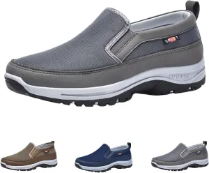 CNA Trop Orthopedic Shoes for Men Slip-On Canvas Loafers CNA Trop Shoes for Men Outdoor Hiking Orthopedic Breathable Walking Loafers