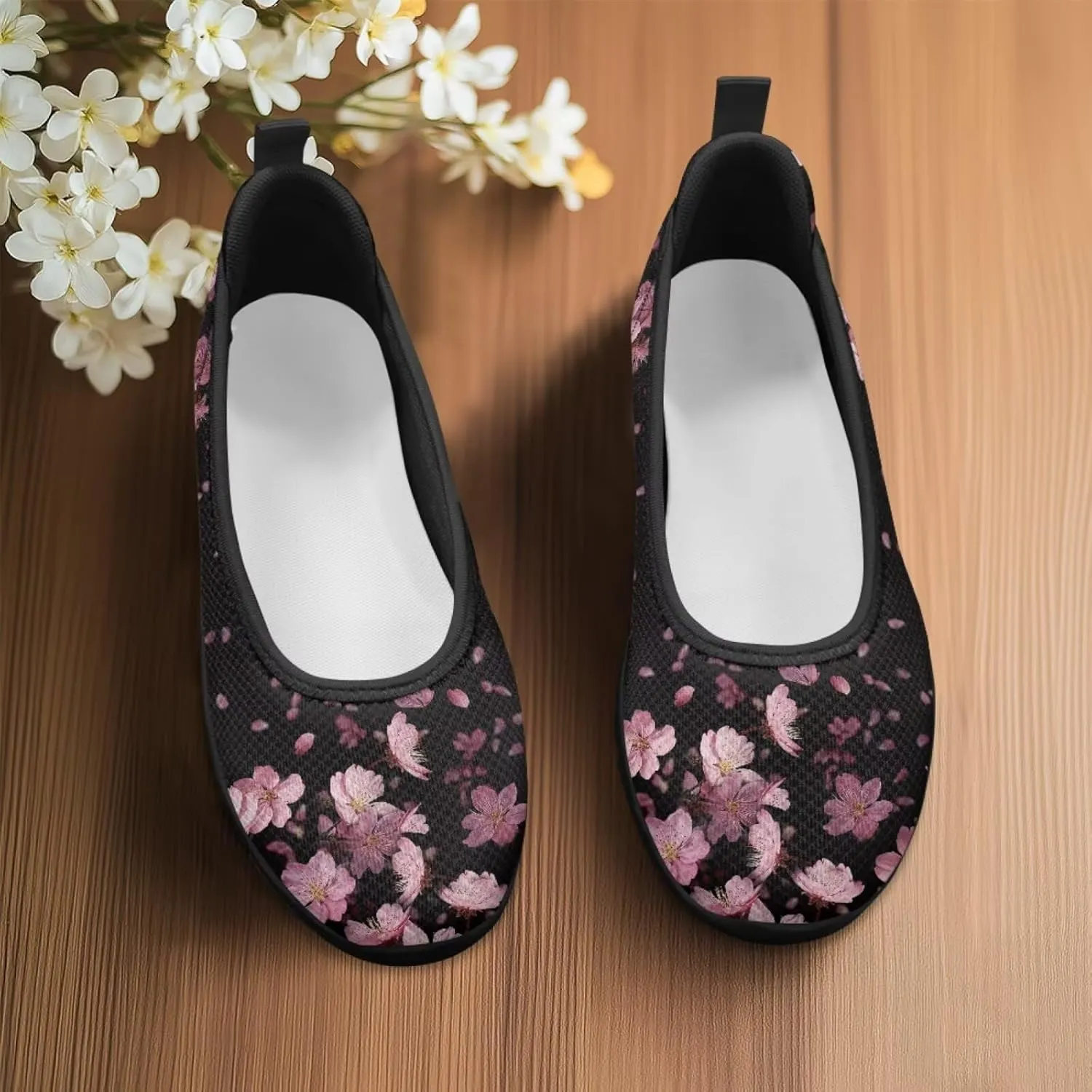 Coloranimal Womens Flats Walking Shoes Loafers Flats Shoes Mesh Athletic Shoes Travel Shoes Outdoor Lightweight Womens Mesh Flats