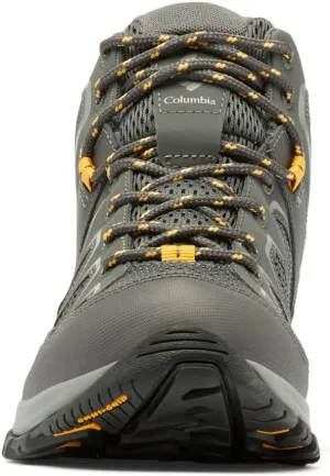 Columbia Mens Granite Trail Mid Waterproof, Dark Grey/Raw Honey, 12 Wide