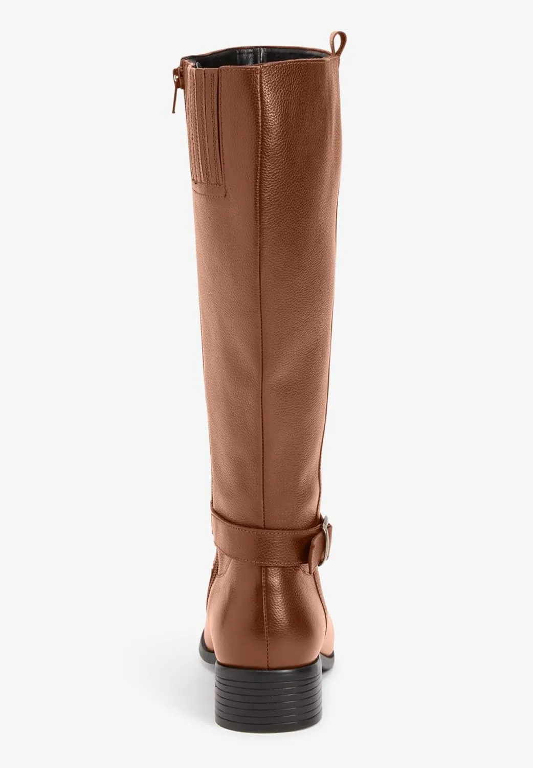 Comfortview Donna Wide Calf Leather Boot Tall Knee High Women's Winter Shoes (Wide Widths Available)