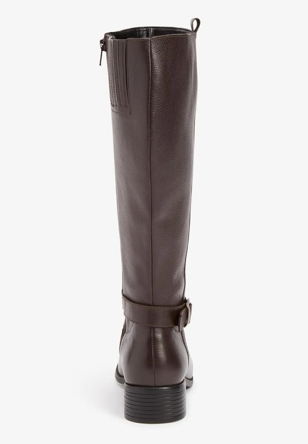 Comfortview Donna Wide Calf Leather Boot Tall Knee High Women's Winter Shoes (Wide Widths Available)