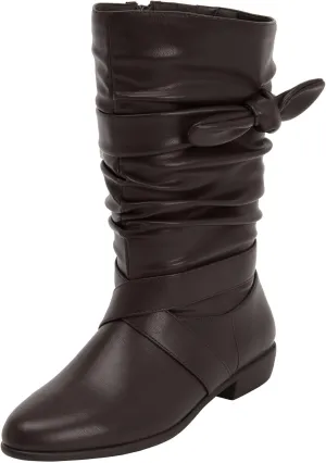 Comfortview Women's Wide Width The Heather Wide Calf Boot