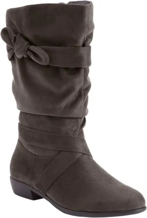 Comfortview Women's Wide Width The Heather Wide Calf Boot