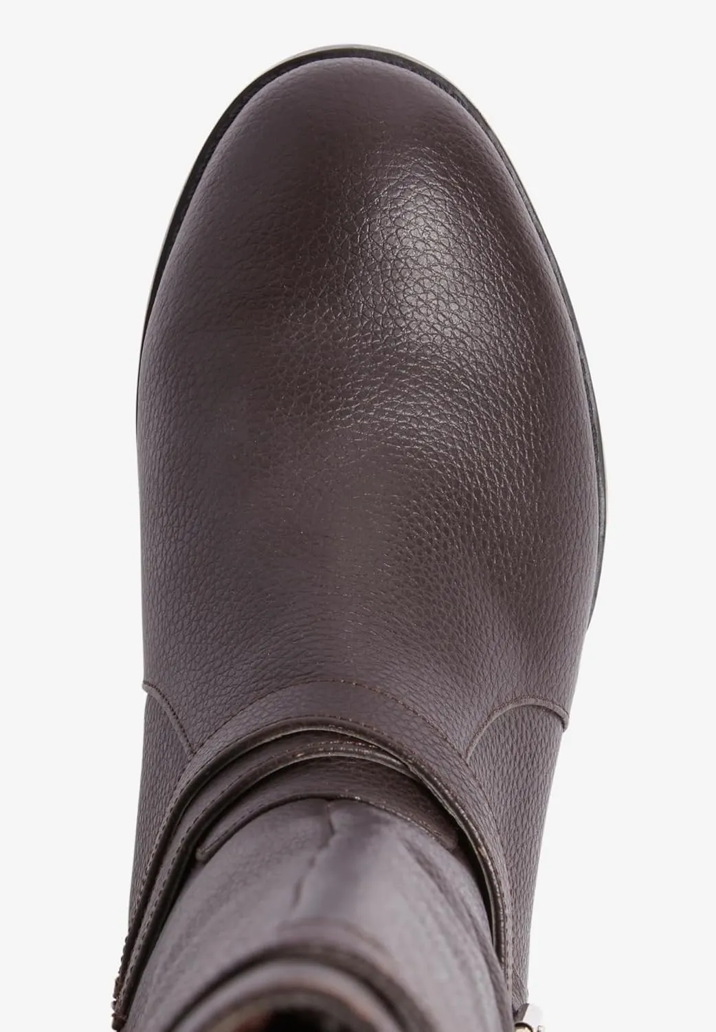 Comfortview Women's Wide Width The Janis Wide Calf Leather Boot
