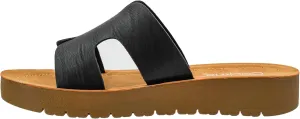 Corkys Footwear Hold Please 1-Inch Platform Sandals with Cushioned Foot-bed and Stylish 'H' Strap On Upper– Ultimate Comfort Meets Chic Design - Perfect For Everyday Wear