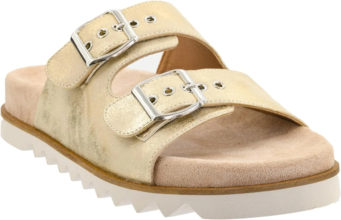 Corkys Footwear Women's Dash Sandals - Featuring Two Straps With Adjustable Buckles, A Soft Lined and Cushioned Insole, and All Day Wear - Chic and Trendy