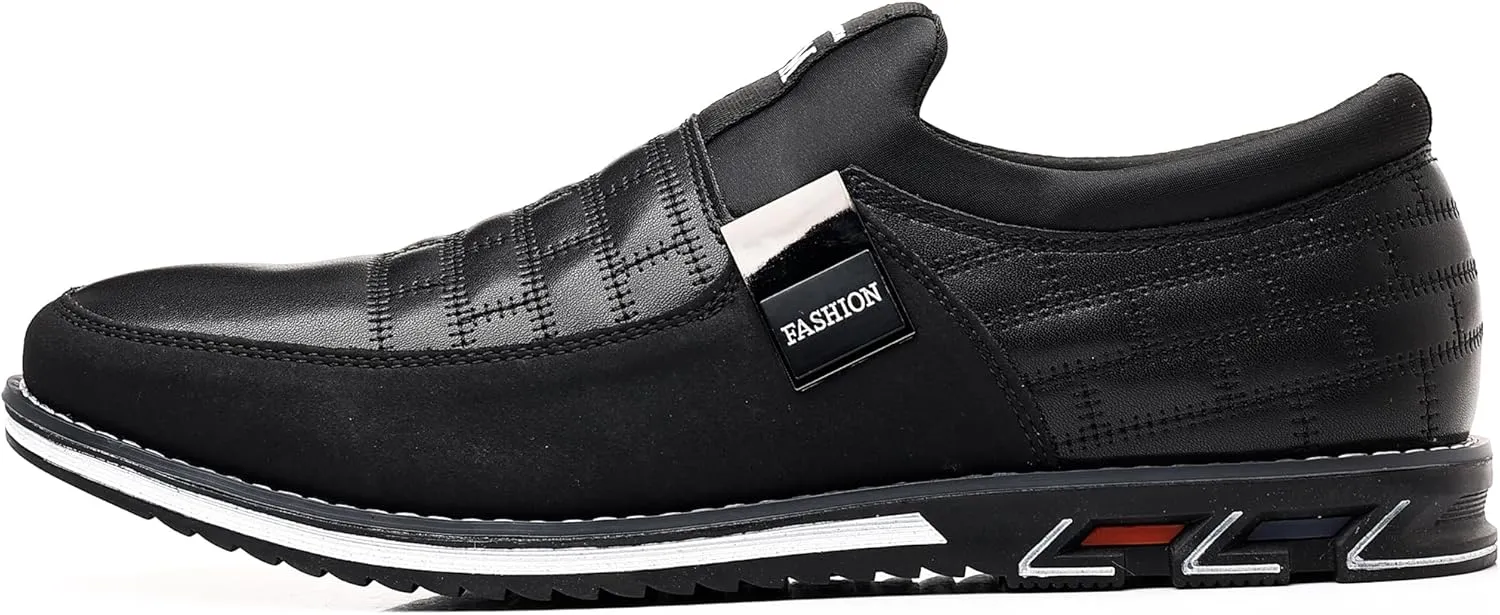 COSIDRAM Mens Casual Shoes Sneakers Loafers Comfort Walking Shoes for Male Business Work Office Dress