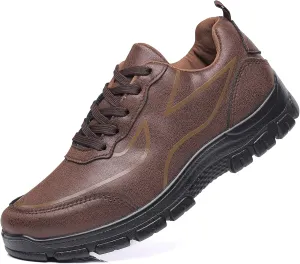 COSIDRAM Men's Casual Shoes Stylish Embossed Crocodile Print Sneakers Soft Walking Loafers