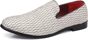 COSIDRAM Men's Dress Loafers Classic Tuxedo Suit Moccasins Comfort Slip On Casual Shoes