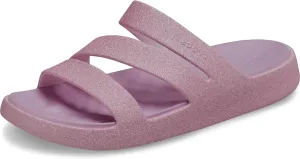 Crocs Women's Getaway Strappy Sandals, Pink Milk Glitter, 7