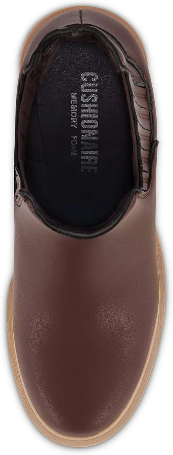 CUSHIONAIRE Women's Beckett chelsea boot  Memory Foam, Wide Widths Available