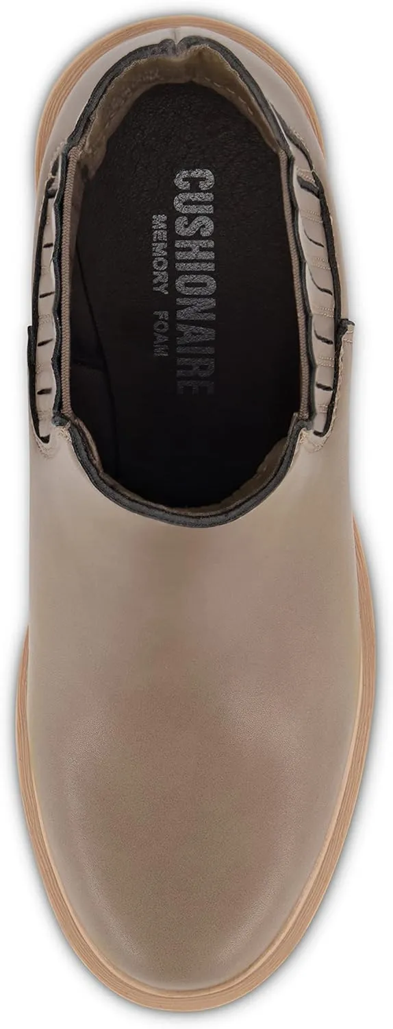 CUSHIONAIRE Women's Beckett chelsea boot  Memory Foam, Wide Widths Available