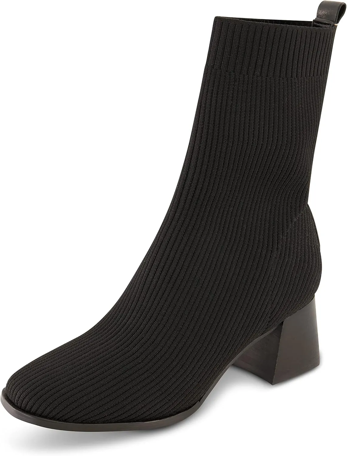 CUSHIONAIRE Women's Bishop Stretch boot  Memory Foam, Wide Widths Available