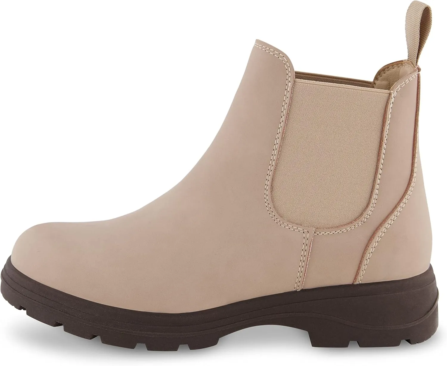 CUSHIONAIRE Women's Britain slip on chelsea boot  Memory Foam, Wide Widths Available
