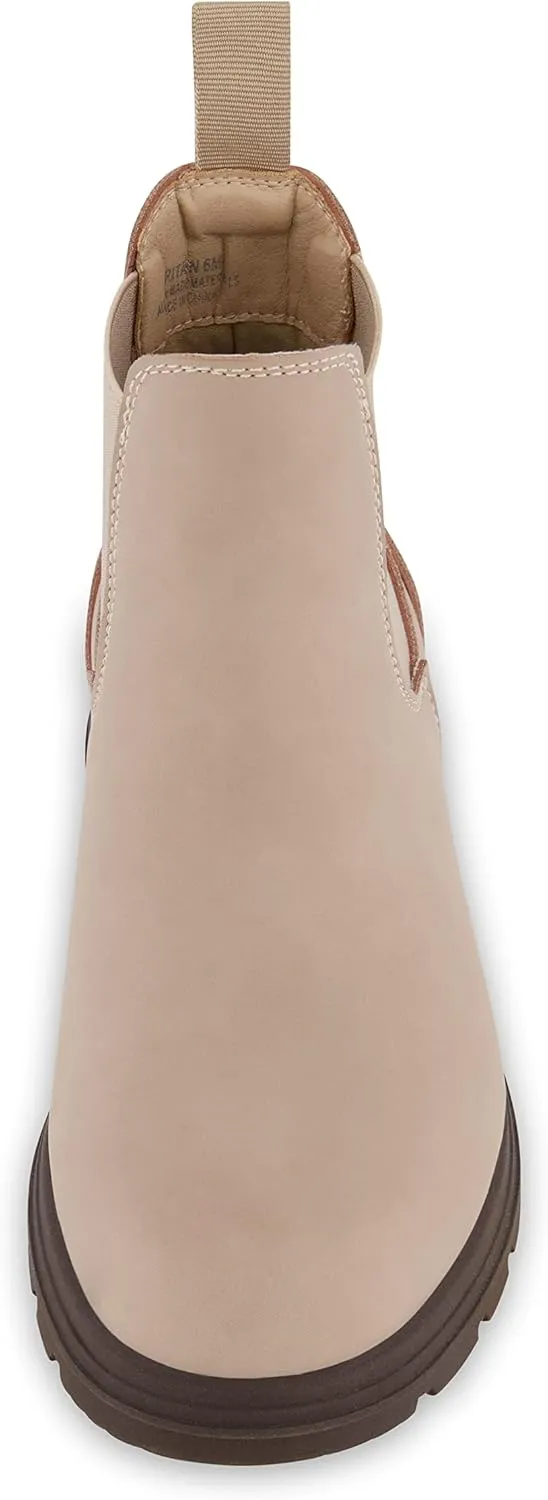 CUSHIONAIRE Women's Britain slip on chelsea boot  Memory Foam, Wide Widths Available