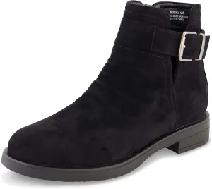 CUSHIONAIRE Women's Burke Buckle boot  Memory Foam, Wide Widths Available