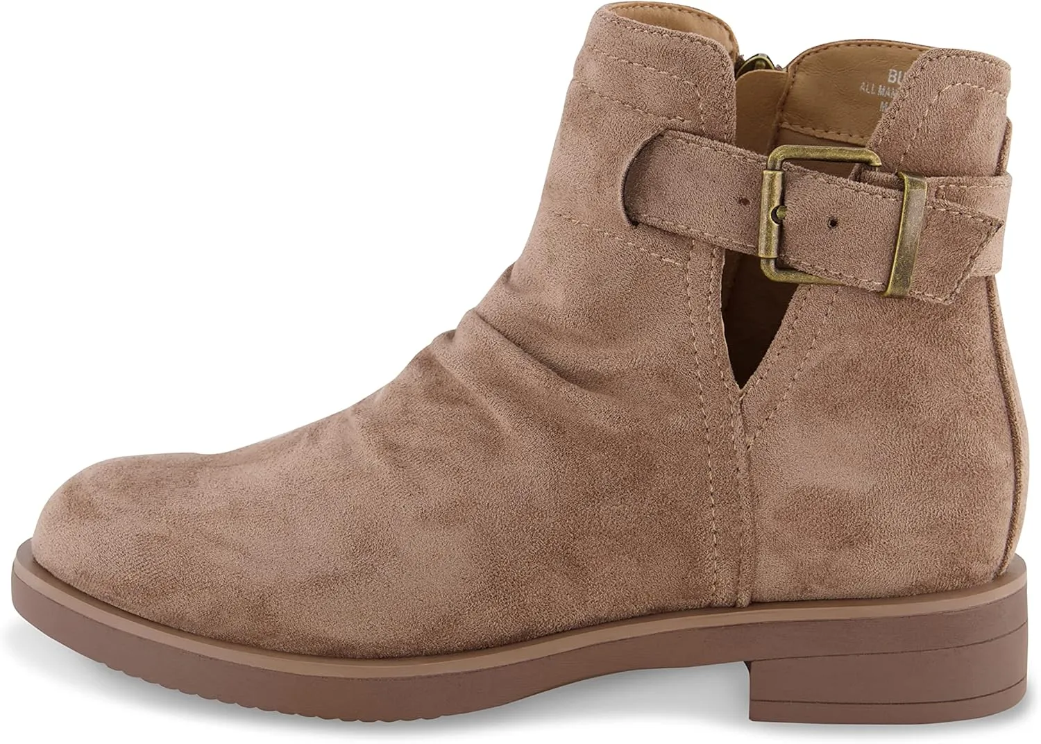 CUSHIONAIRE Women's Burke Buckle boot  Memory Foam, Wide Widths Available