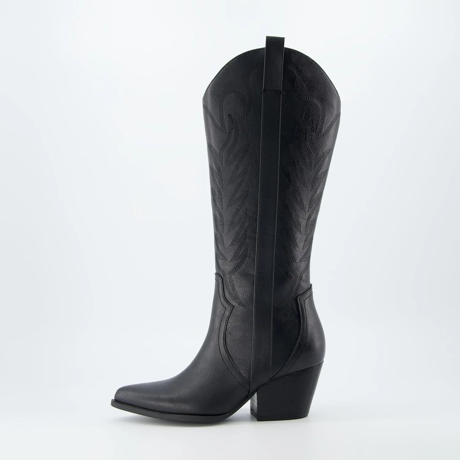 CUSHIONAIRE Women's Caress tall western boot  Memory Foam, Wide Widths Available