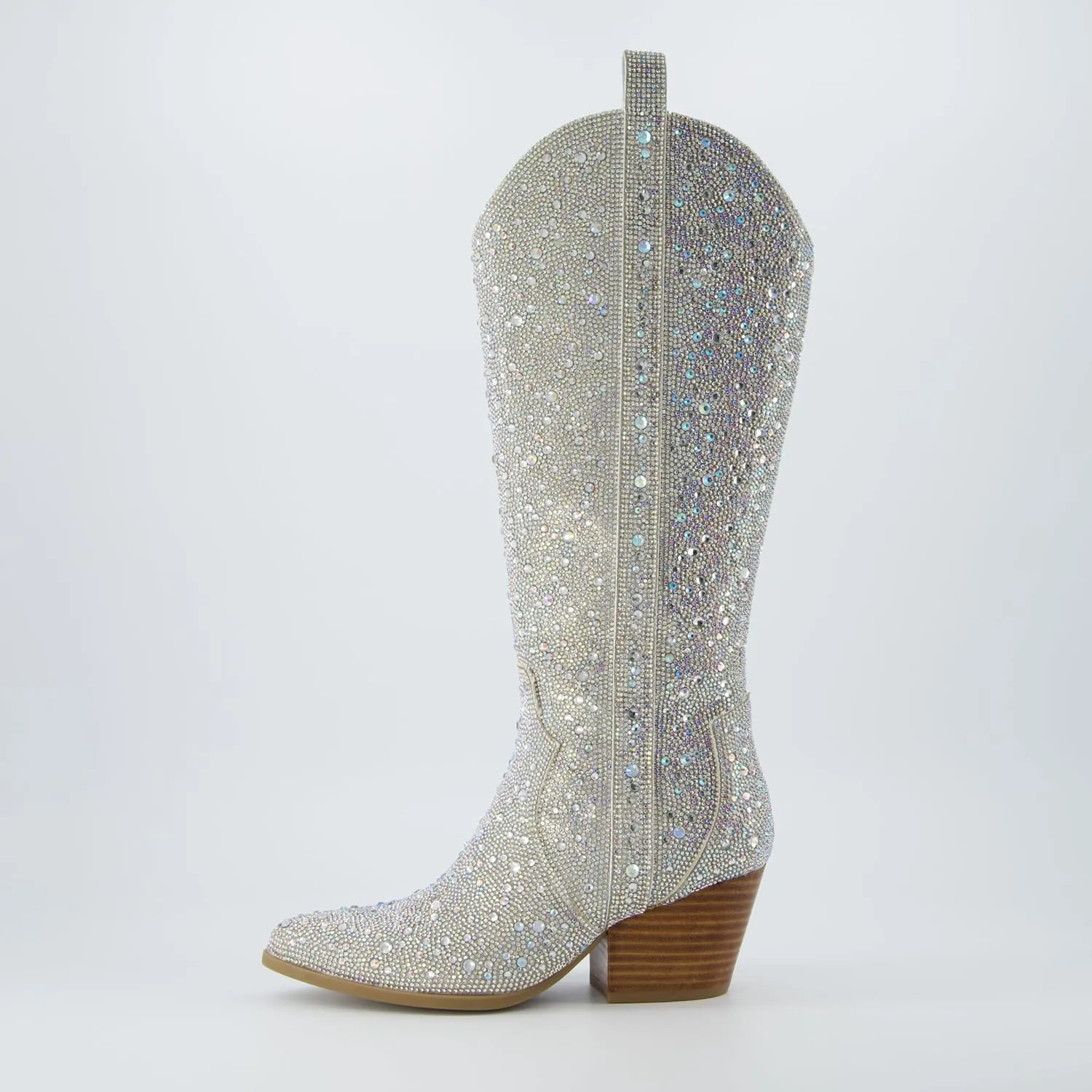 CUSHIONAIRE Women's Caress tall western boot  Memory Foam, Wide Widths Available