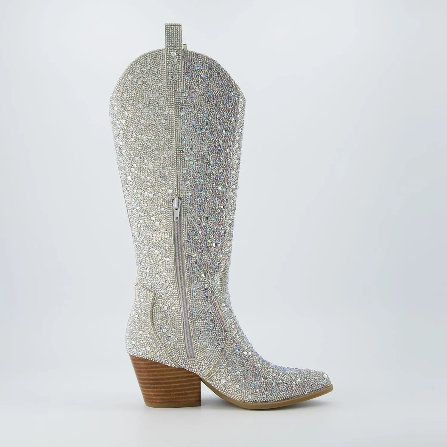 CUSHIONAIRE Women's Caress tall western boot  Memory Foam, Wide Widths Available