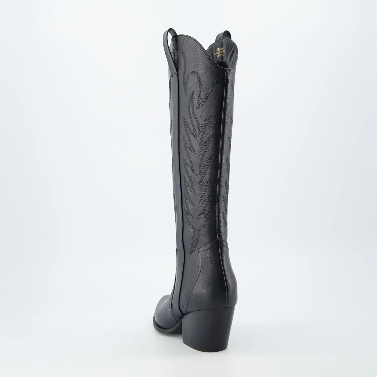 CUSHIONAIRE Women's Caress tall western boot  Memory Foam, Wide Widths Available